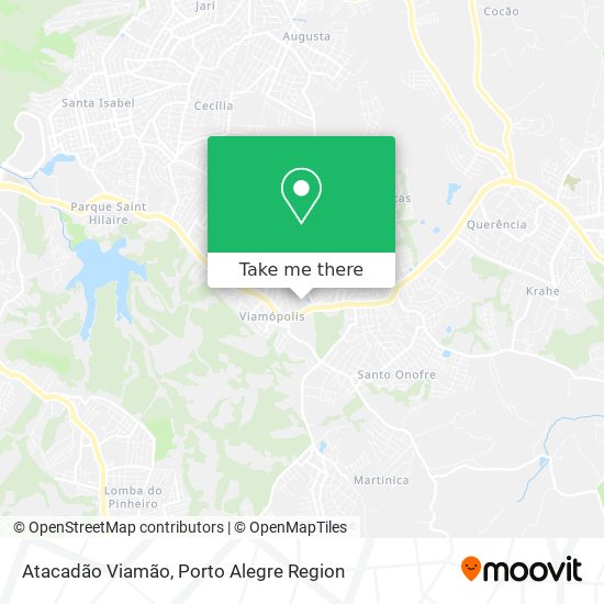 Atacadão Viamão map