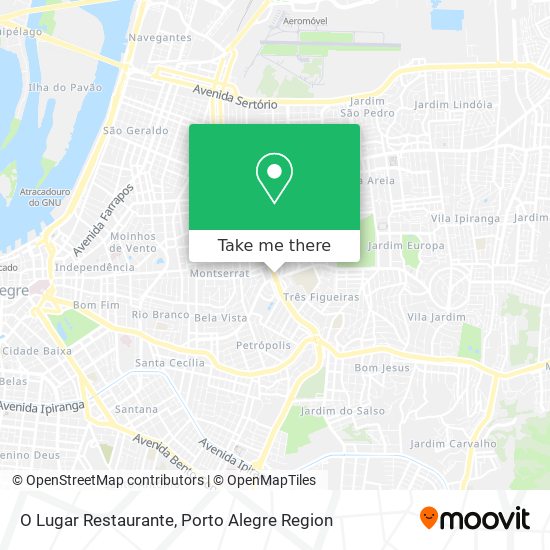 O Lugar Restaurante map