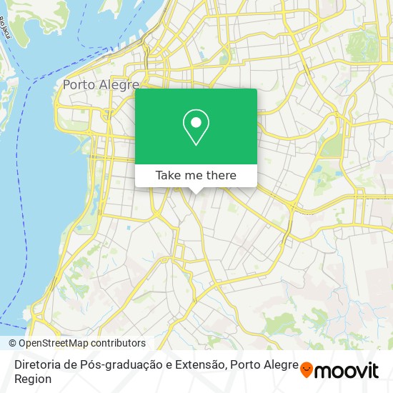 Diretoria de Pós-graduação e Extensão map