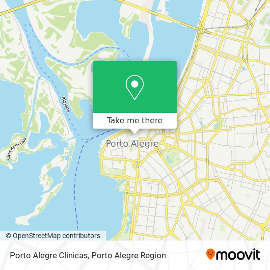 Mapa Porto Alegre Clínicas