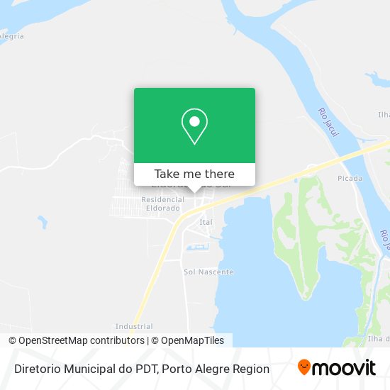 Diretorio Municipal do PDT map