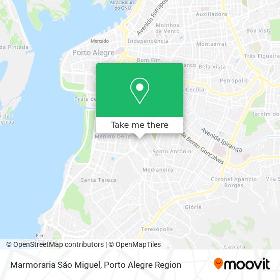Marmoraria São Miguel map