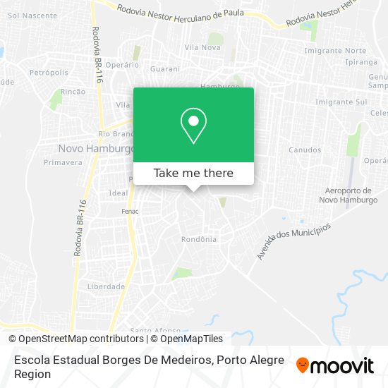 Escola Estadual Borges De Medeiros map