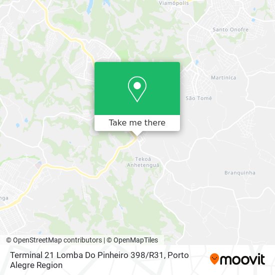 Mapa Terminal 21 Lomba Do Pinheiro 398 / R31