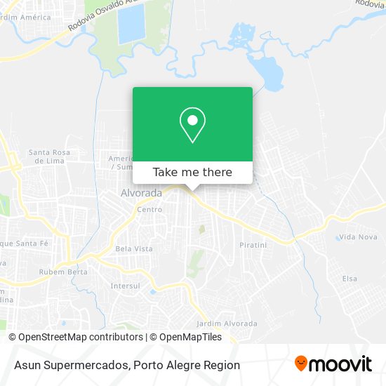 Asun Supermercados map