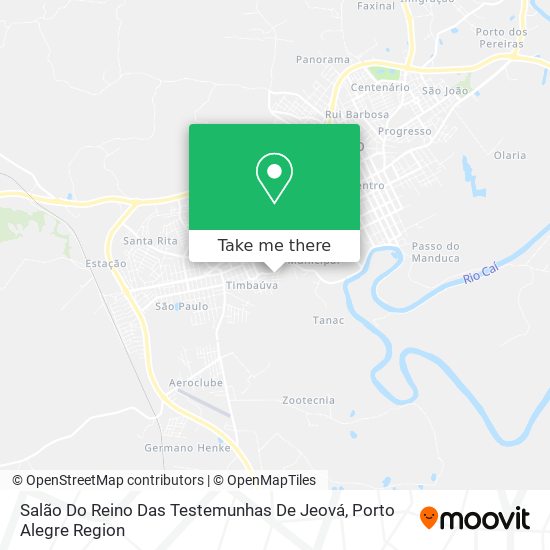 Salão Do Reino Das Testemunhas De Jeová map