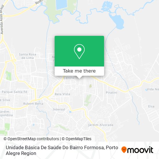 Unidade Básica De Saúde Do Bairro Formosa map