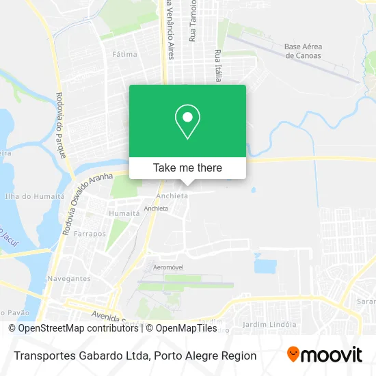 Transportes Gabardo Ltda map