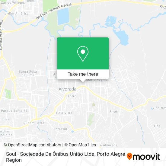 Soul - Sociedade De Ônibus União Ltda map