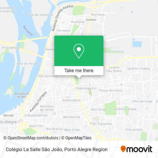 Colégio La Salle São João map