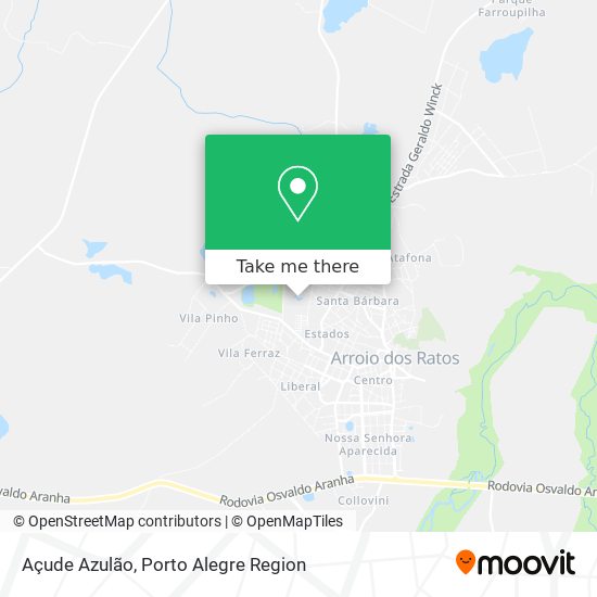Açude Azulão map