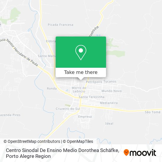 Centro Sinodal De Ensino Medio Dorothea Schäfke map