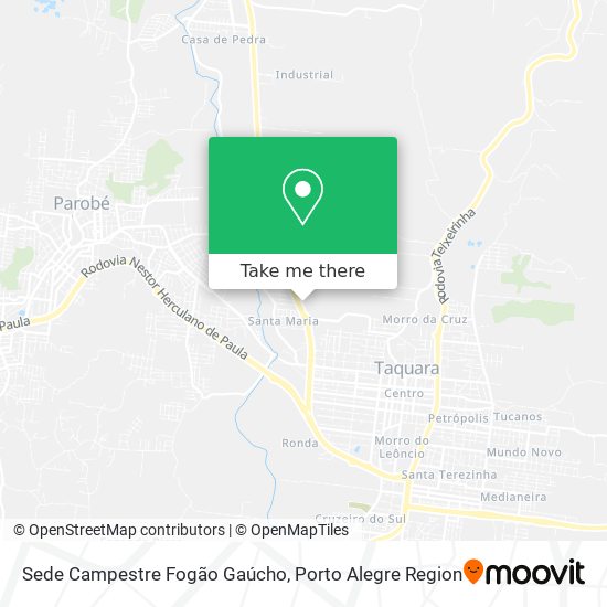 Sede Campestre Fogão Gaúcho map