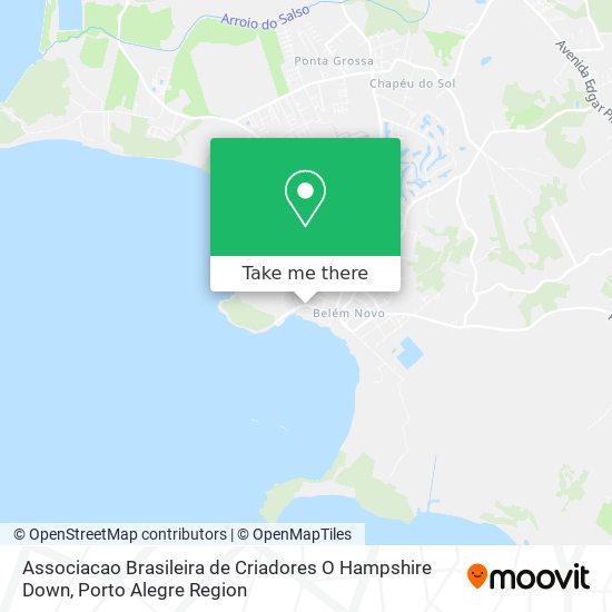 Associacao Brasileira de Criadores O Hampshire Down map
