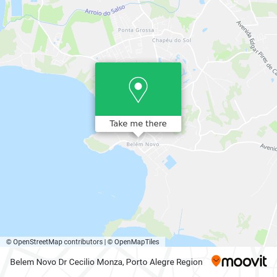 Belem Novo Dr Cecilio Monza map