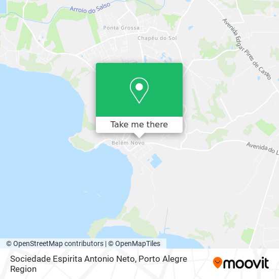 Sociedade Espirita Antonio Neto map