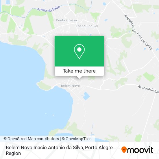 Belem Novo Inacio Antonio da Silva map