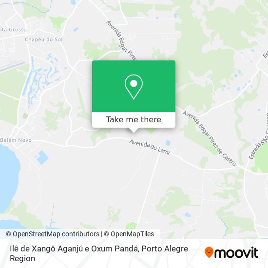 Ilê de Xangô Aganjú e Oxum Pandá map