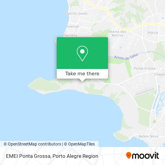 Mapa EMEI Ponta Grossa