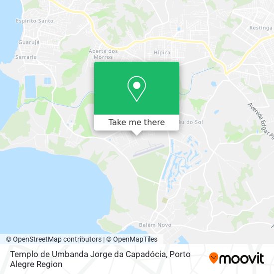 Templo de Umbanda Jorge da Capadócia map