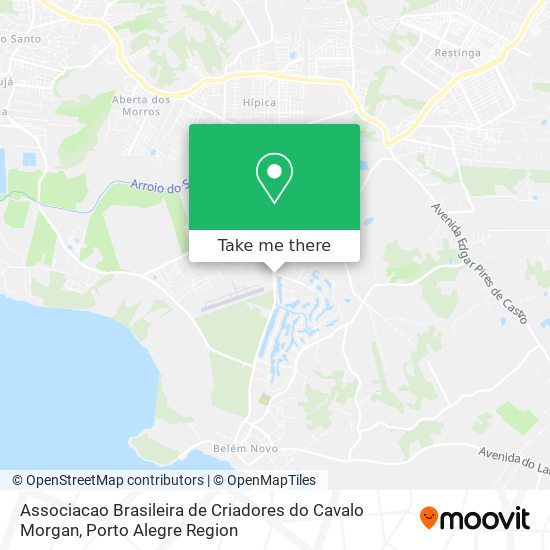 Associacao Brasileira de Criadores do Cavalo Morgan map