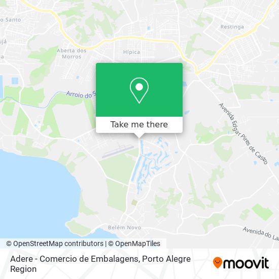 Adere - Comercio de Embalagens map