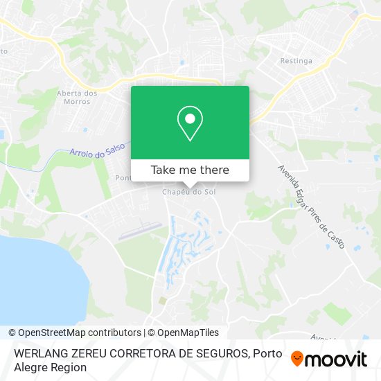 WERLANG ZEREU CORRETORA DE SEGUROS map