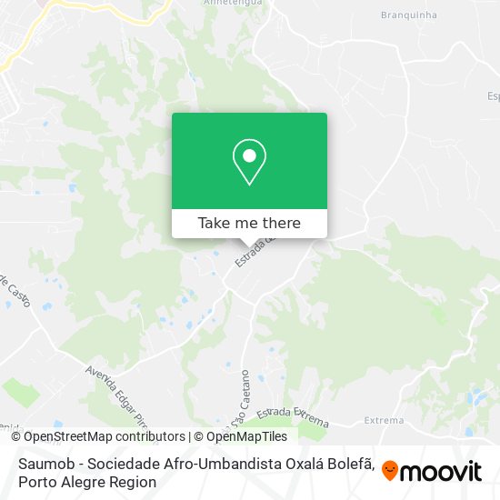 Saumob - Sociedade Afro-Umbandista Oxalá Bolefã map