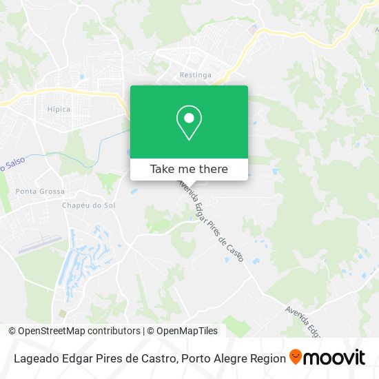 Lageado Edgar Pires de Castro map