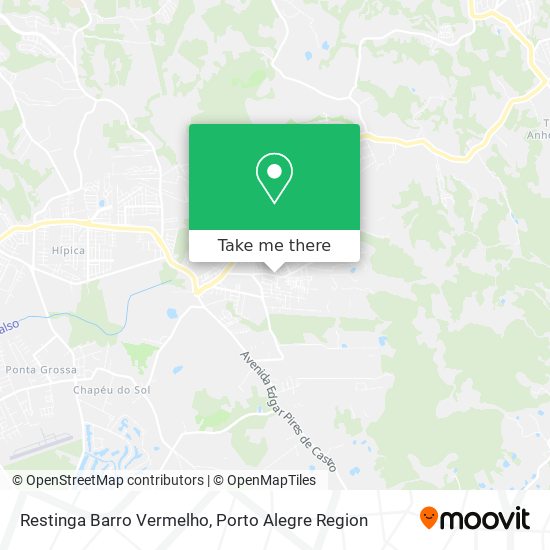 Restinga Barro Vermelho map