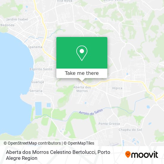 Mapa Aberta dos Morros Celestino Bertolucci