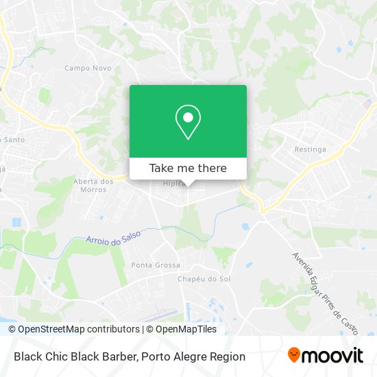Black Chic Black Barber map
