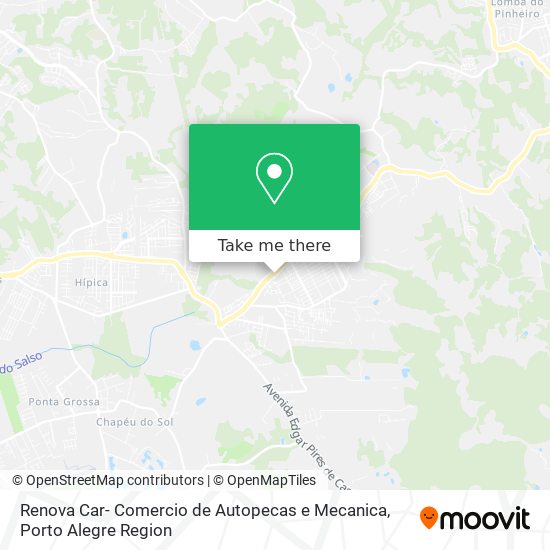 Mapa Renova Car- Comercio de Autopecas e Mecanica