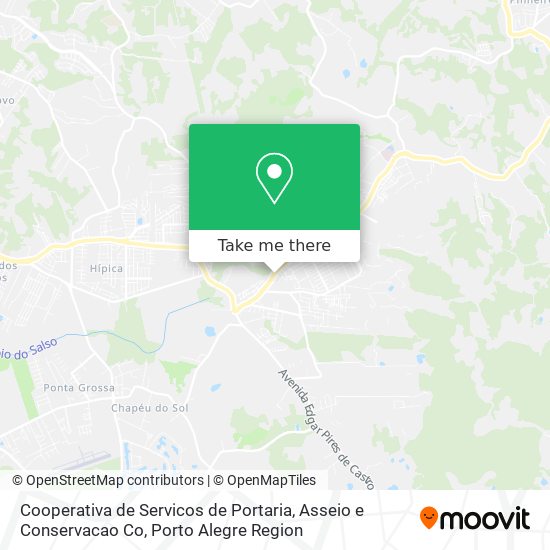 Mapa Cooperativa de Servicos de Portaria, Asseio e Conservacao Co