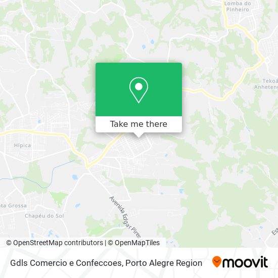 Gdls Comercio e Confeccoes map