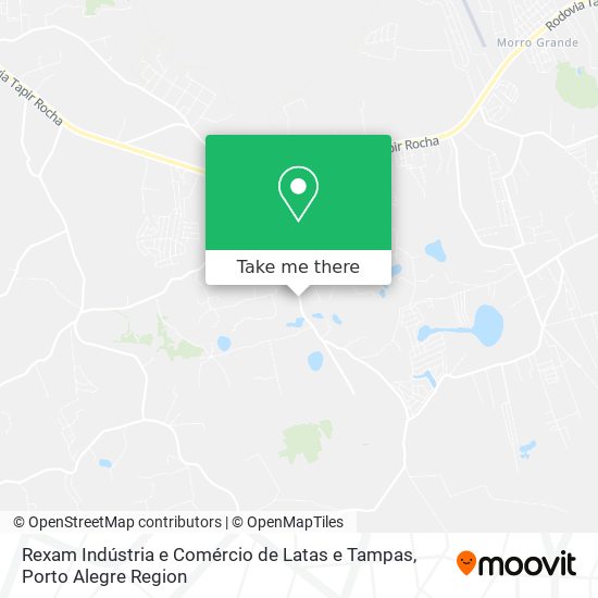 Rexam Indústria e Comércio de Latas e Tampas map
