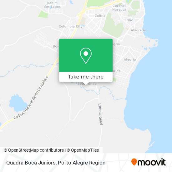 Quadra Boca Juniors map