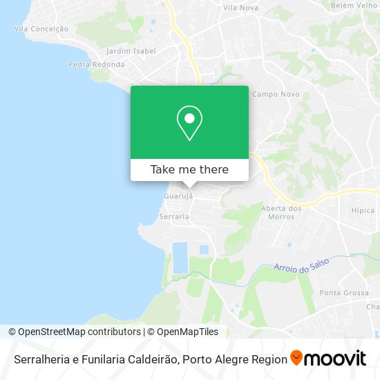 Serralheria e Funilaria Caldeirão map