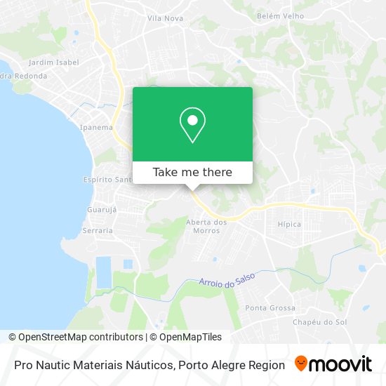 Pro Nautic Materiais Náuticos map