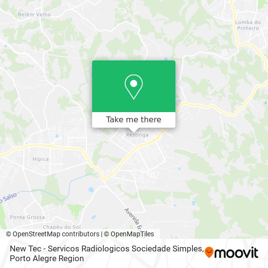 New Tec - Servicos Radiologicos Sociedade Simples map