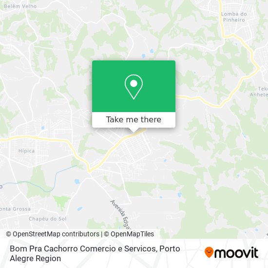 Mapa Bom Pra Cachorro Comercio e Servicos