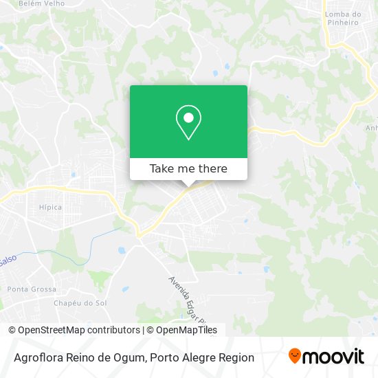 Agroflora Reino de Ogum map