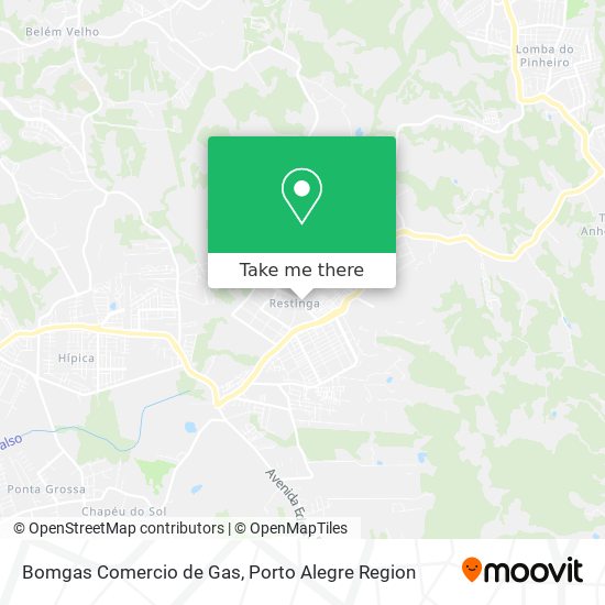 Bomgas Comercio de Gas map