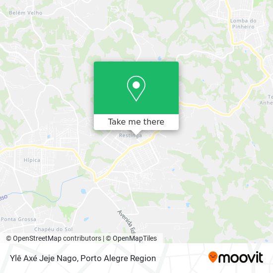 Mapa Ylê Axé Jeje Nago