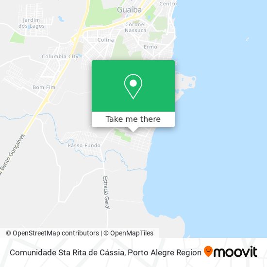 Comunidade Sta Rita de Cássia map