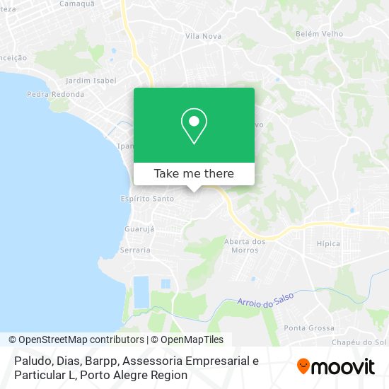 Mapa Paludo, Dias, Barpp, Assessoria Empresarial e Particular L