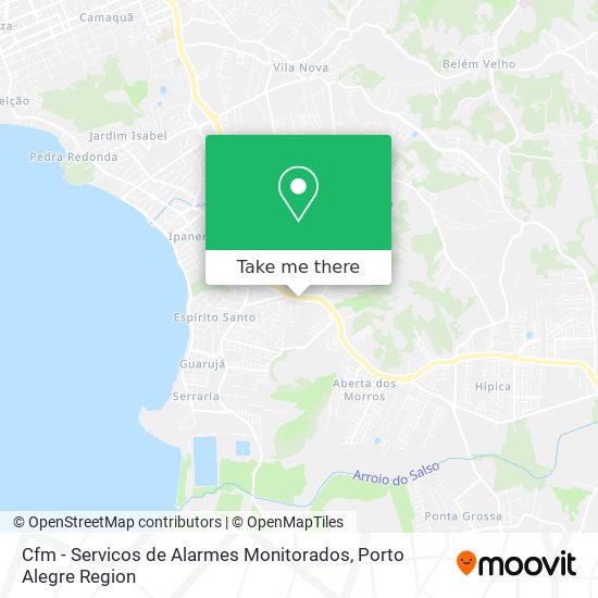 Cfm - Servicos de Alarmes Monitorados map