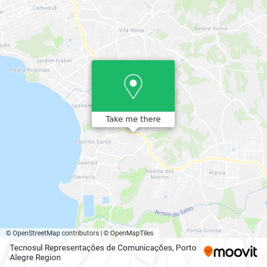 Mapa Tecnosul Representações de Comunicações