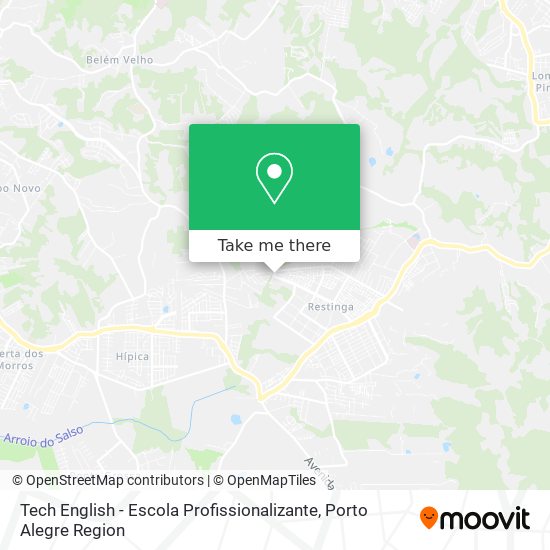 Tech English - Escola Profissionalizante map