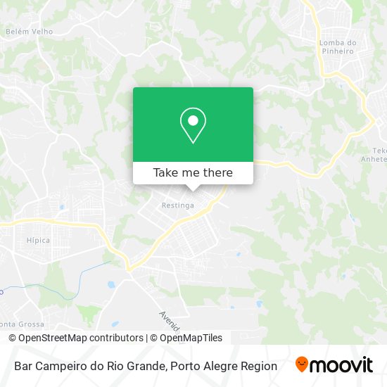 Bar Campeiro do Rio Grande map